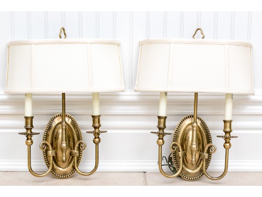 Cambridge LED 15 Inch Burnished Brass Indoor Wall Sconces