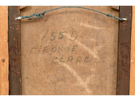 George Clare (British, 1835-1890) Oil On Cavas Floral Still Life