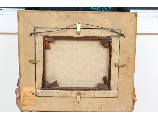 19th Century English School, Oil On Canvas Cherry Still Life