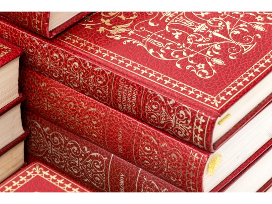 Collection Of 22 Leather Bound Books