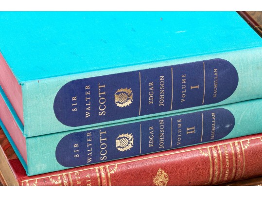 Collection Of Antique & Semi Antique Leather & Cloth Bound Books 