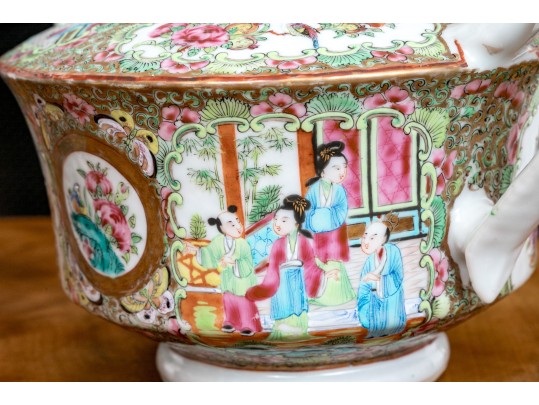 Antique 19th C., Chinese Export Famille Rose Service Wares