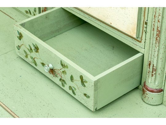 Habersham Plantation Hand-painted And Signed Secretary