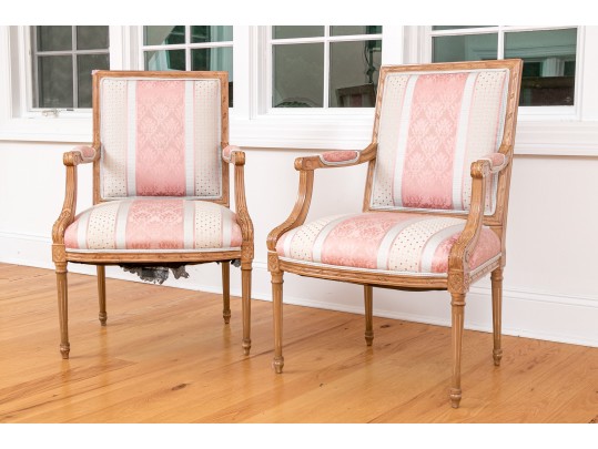 Pair Of Meyer, Gunther & Martini's Louis XVI Style Fauteuil