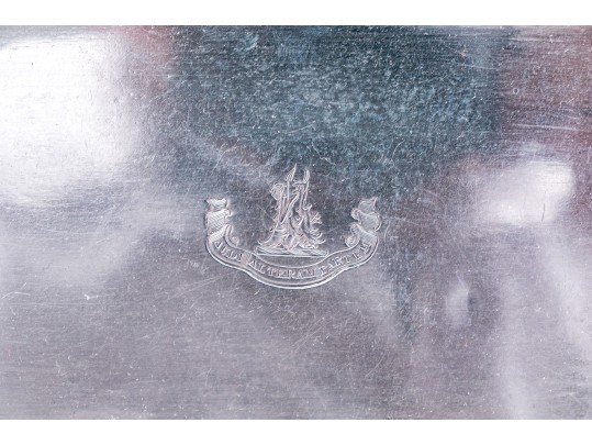 Antique English Sterling Dresser Top Pin Tray, 5.5 Ozt