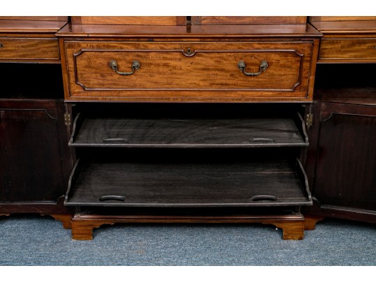 Antique Mahogany Secretary Breakfront, For Restoration