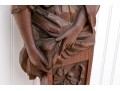 Stunning Carved Rosewood? Figural Wall Mount