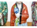A Group Of Antique Asian Decorative Porcelain Figures