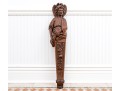 Stunning Carved Rosewood? Figural Wall Mount