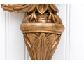 Federal Style Opposing Eagle Gilt Twin-light Wall Sconces