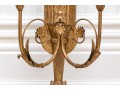 Federal Style Opposing Eagle Gilt Twin-light Wall Sconces