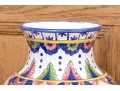 FMF Casafina Malveira Hand-Painted Ceramic Vase , Made In  Portugal 