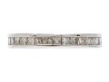 14k Stunning Princess Cut Diamond Eternity Band, App. 1.05 TCW, Size 4.75, See Conditions