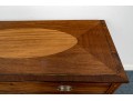 Antique Satinwood Inlaid Mahogany Chest Of Drawers