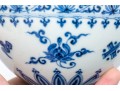 Chinese Underglaze Blue And White Porcelain Footed Bowl