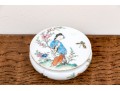 Chinese Famille Rose Round Porcelain Trinket Box