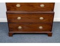 Impressive George III Mahogany Chest On Chest, Ca. 1780-1800