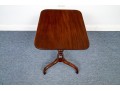 American Federal Mahogany Tilt Top Candle Stand, Ca. 1790-1820