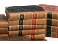 Collection In Excess Of 25 Semi Antique & Antique Leather Bound Books