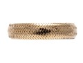 14K Mesh Adjustable Mesh Style Band Ring, Size Adjusts From Approximately 6.5 To 9.5