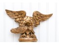 Federal Style Opposing Eagle Gilt Twin-light Wall Sconces