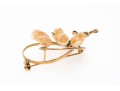 Timeless Carved Coral Floral 18K Brooch