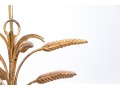 Italian Gilt 5-light Gilt Metal/composite Wheat Sheaf Chandelier
