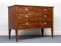 Antique Satinwood Inlaid Mahogany Chest Of Drawers