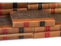 Collection In Excess Of 25 Semi Antique & Antique Leather Bound Books