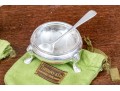 Pair Of Tiffany & Co. Sterling Salt Cellars With Salt Spoons, 5.3 Ozt