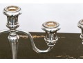 Pair Of Italian Silver Plated Candelabra