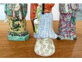 A Group Of Antique Asian Decorative Porcelain Figures