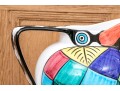 Gazia-Deruta Italian Majolica Toucan Pitcher 
