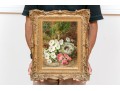 George Clare (British, 1835-1890) Oil On Cavas Floral Still Life