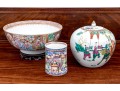 A Collection Of 19th C., Chinese And Chinese Export Porcelain Wares, As Is