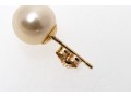 14k Yellow Gold Classic 7.5 Mm Cultured Pearl Stud Earrings