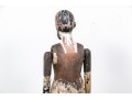 An Antiqued Hand Carved And Painted Wooden Mannequin 