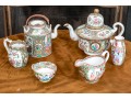 Antique 19th C., Chinese Export Famille Rose Service Wares