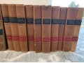 Collection In Excess Of 25 Semi Antique & Antique Leather Bound Books
