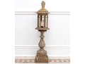 Antique Carved Wood Lantern 