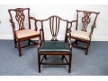 Lovely Collection Of Three Upholstered Armchairs
