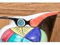 Gazia-Deruta Italian Majolica Toucan Pitcher 