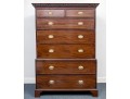 Impressive George III Mahogany Chest On Chest, Ca. 1780-1800