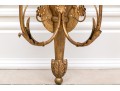 Federal Style Opposing Eagle Gilt Twin-light Wall Sconces