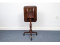 American Federal Mahogany Tilt Top Candle Stand, Ca. 1790-1820