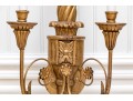 Federal Style Opposing Eagle Gilt Twin-light Wall Sconces