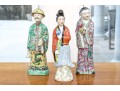 A Group Of Antique Asian Decorative Porcelain Figures