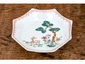 Chinese Porcelain Group & Embroidered Textile
