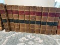 Collection In Excess Of 25 Semi Antique & Antique Leather Bound Books