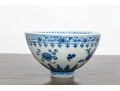 Chinese Underglaze Blue And White Porcelain Footed Bowl
